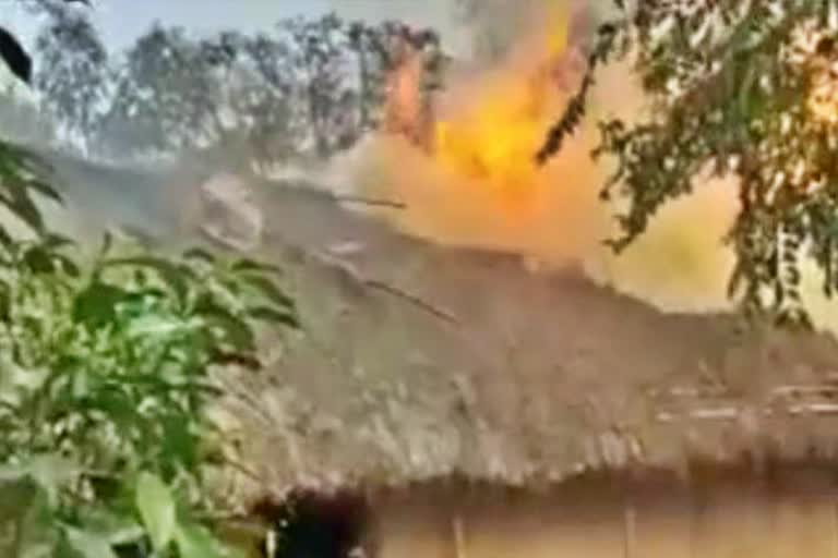 fire broke out is mayurbhanj