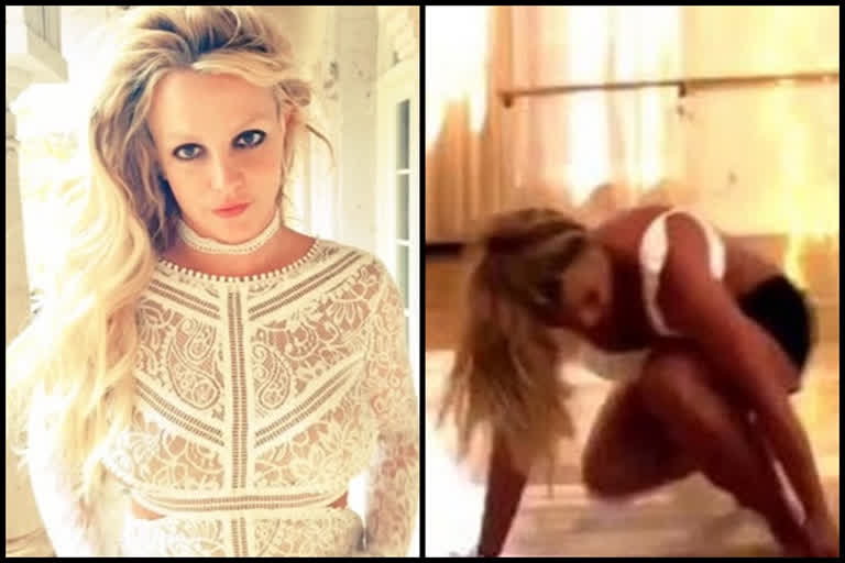 Britney shares gut-wrenching video of moment she snapped her foot