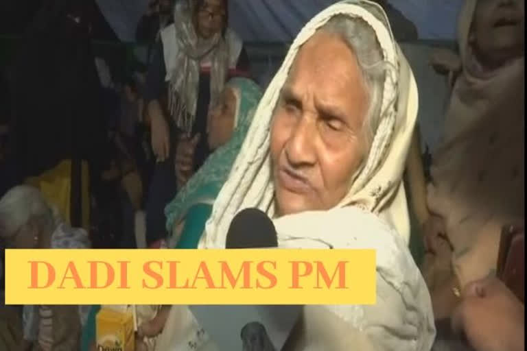 Dadi of Shaheenbagh  Asma Khatoon  anti-CAA rally  Dilip Ghosh  'ഷഹീൻ ബാഗിലെ ദാദി'  കുട്ടികളെ നഷ്‌ടപ്പെടുന്നതിന്‍റെ വേദന മനസിലാക്കാൻ പ്രധാനമന്ത്രിക്ക് കഴിയില്ല  പാർക് സർക്കസ് മൈതാനം  കൊൽക്കത്ത  അസ്‌മ ഖത്തൂൺ