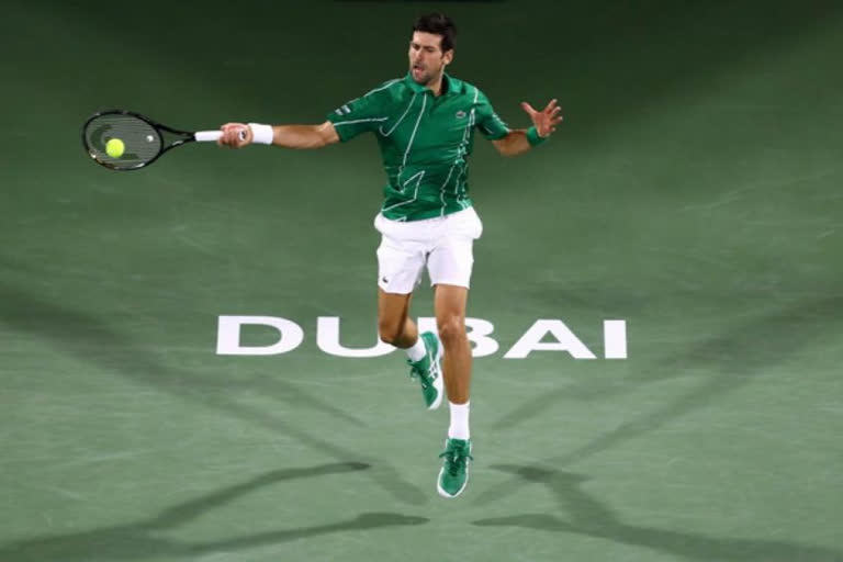 Novak Djokovic,  Dubai, Gael Monfils,  Dubai Tennis Championships