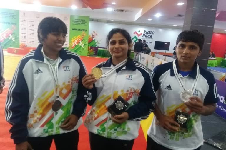 Gwalior female wrestler Rani Rana won gold