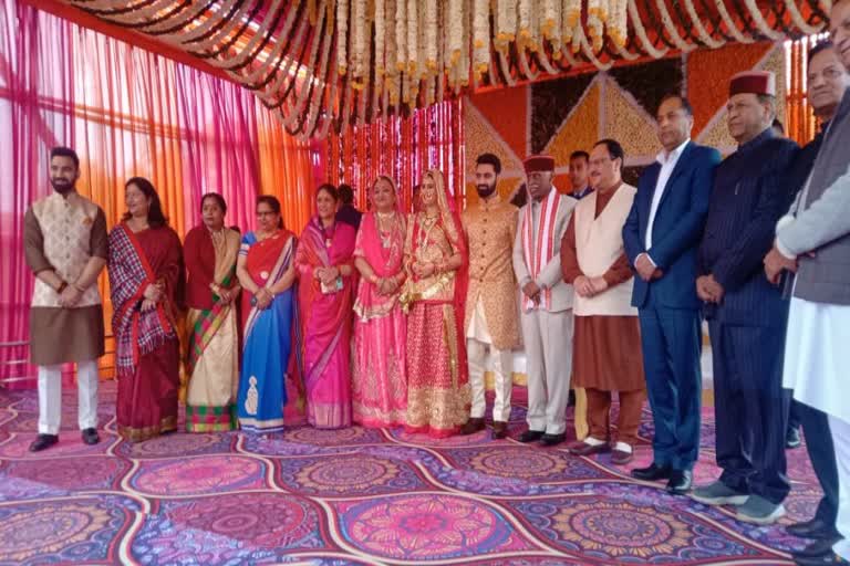 jp nadda's son's wedding reception