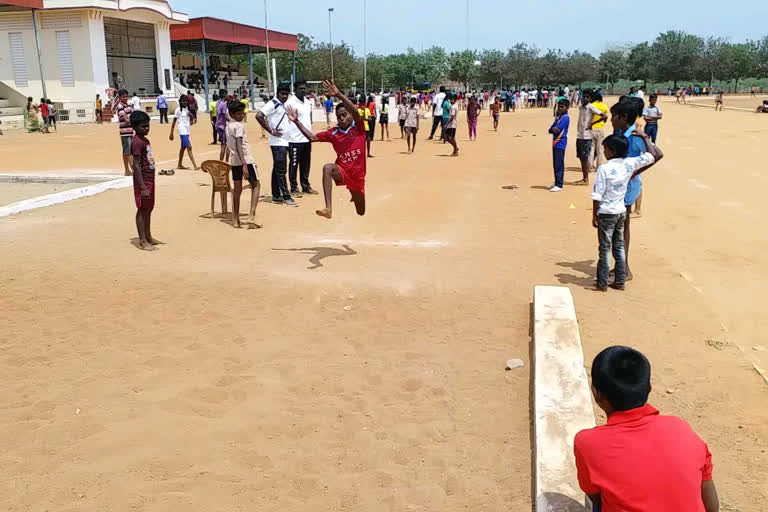 Over 300 Students particapated in District level Athletic competition