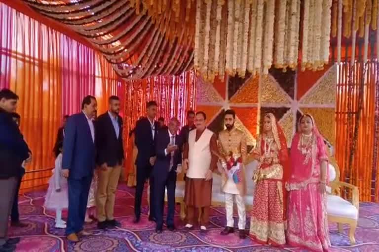 JP Nadda's son  Girish  Wedding  Reception party