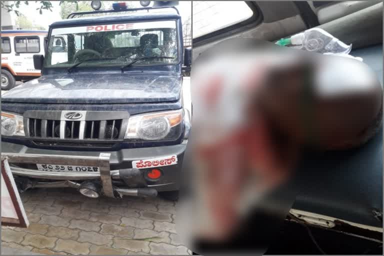 Police jeep collides with bike; bike rider died