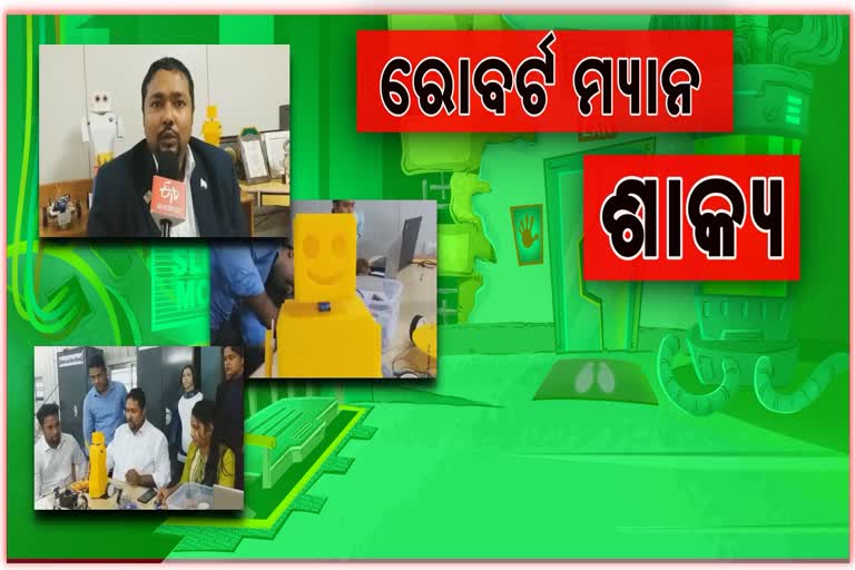 first person of odisha who made 320 robot