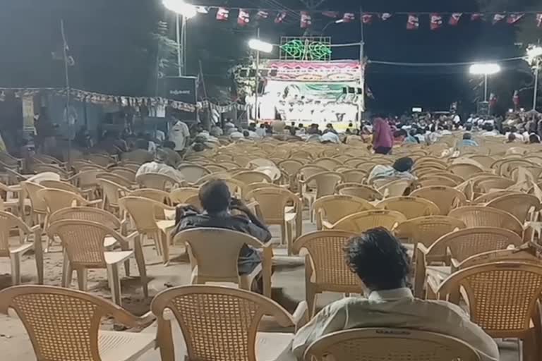 forest minister meeting in dindigul, பழனியில் வனத்துறை அமைச்சர் கலந்து கொண்ட கூட்டம், திண்டுக்கல் சீனிவாசன், அதிமுக கொள்கை பரப்புச் செயலர் வைகைச்செல்வன்