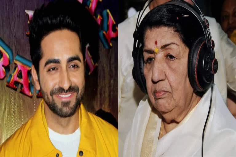 Ayushmann expresses gratitude upon receiving Lata's blessings