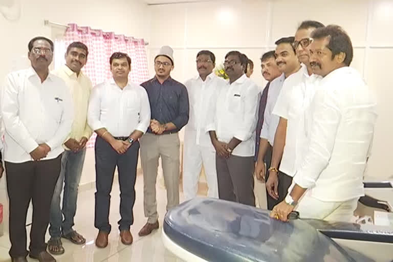 Minister ajay kumar of Blood Bank inauguration at khammam city