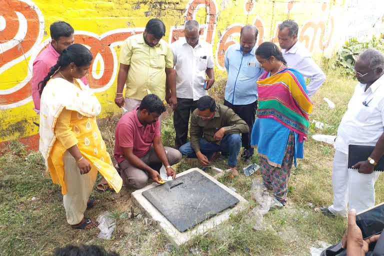borewells sealed by thiruvallur divisional officer and Tahsildar