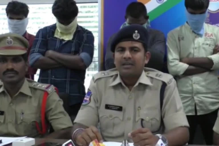 persons arrested for theft in mission bhageeratha office in karimnagar district