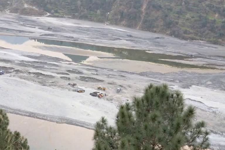 Illegal mining in Ravi river