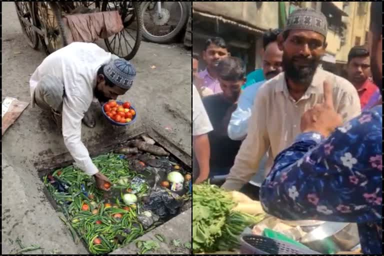 FIR filed against vegetable vendor