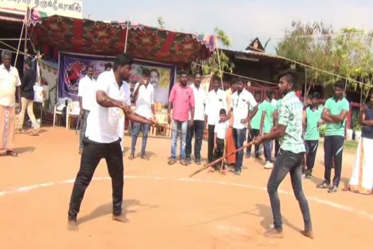 district-level-silambam-match-in-theni