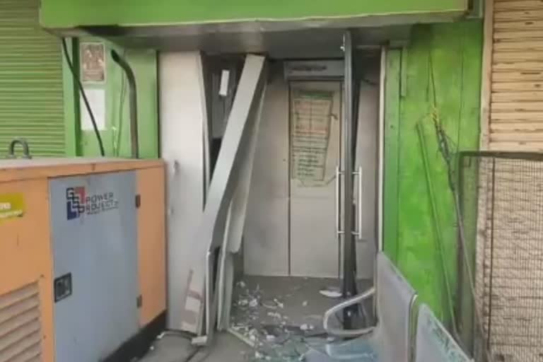 atm loot in karnal