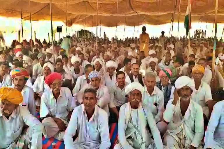 जालोर न्यूज, जालोर में धरना प्रदर्शन, jalore news, jalore farmer protest