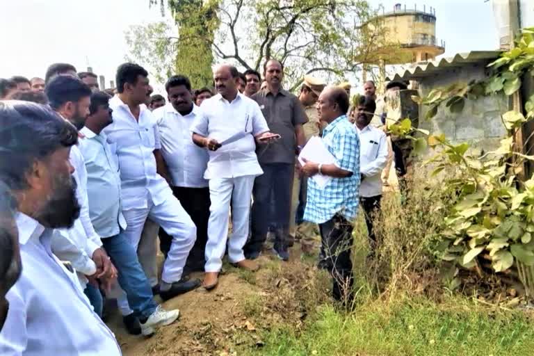 MLA Challa Dharmareddy visit as part of urban progress