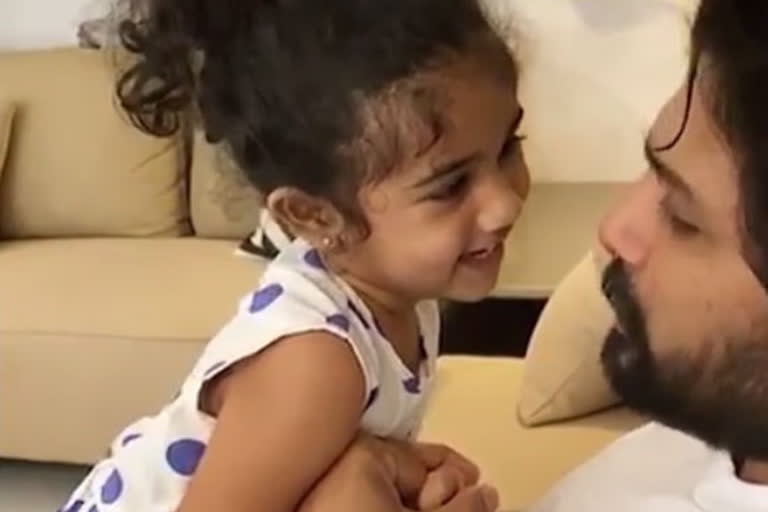 cute conversation between allu arjun and his daughter arha