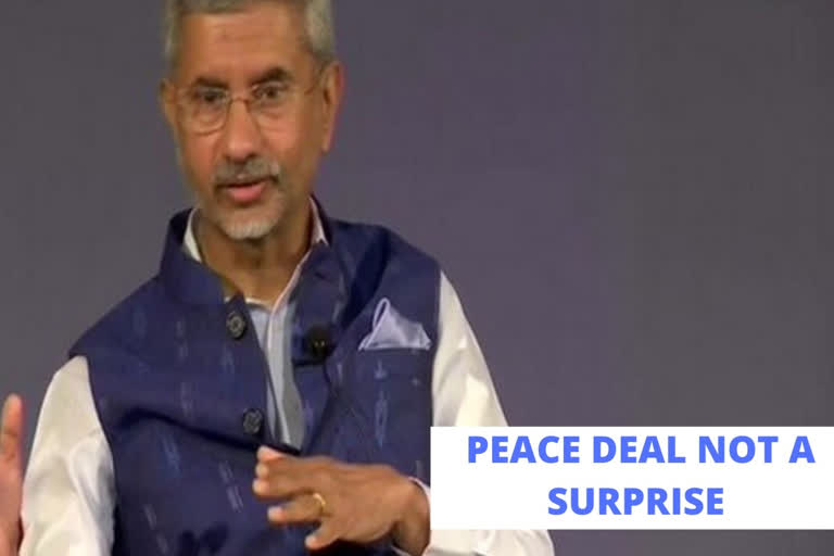 US-Taliban peace deal din't come as a surprise for us: S Jaishankar