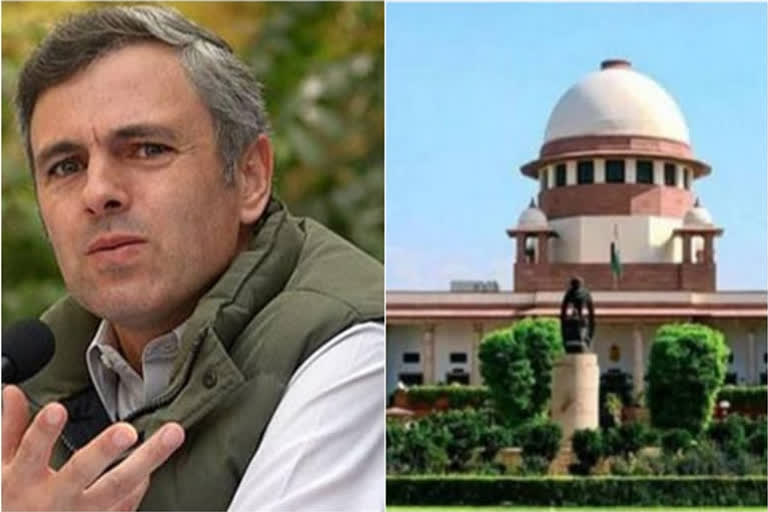 Supreme Court  Omar Abdullah  Sara Abdullah Pilot  Mehbooba Mufti  Omar Abdullah's detention Omar Abdullah's detention plea  സുപ്രീംകോടതി  ജമ്മു കാശ്മീർ വിഷയം  സാറാ അബ്ദുള്ള പൈലറ്റ് മെഹബൂബ മുഫ്തി  ഒമർ അബ്ദുള്ള തടങ്കലില്‍