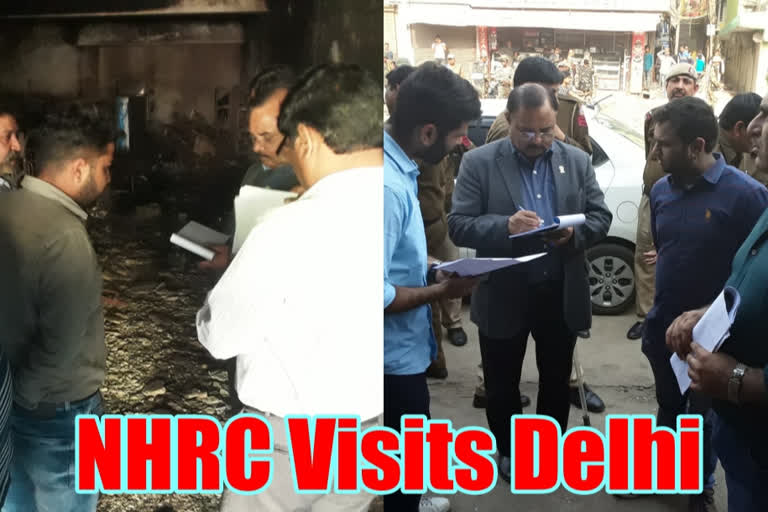 NHRC team visits North east Delhi