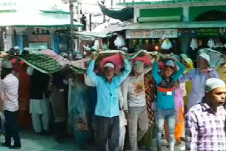 Sheeting at the Dargah by the Chief Minister of Telangana