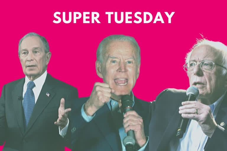 Democratic presidential race reduced to triangular contest ahead of 'Super Tuesday'