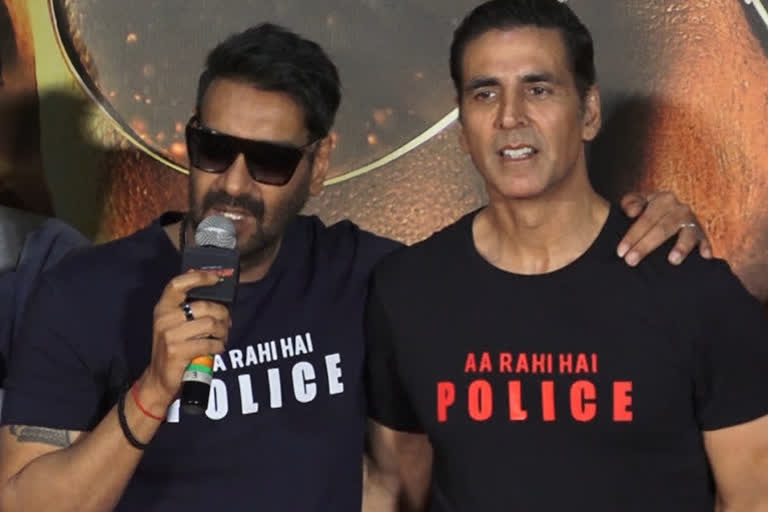 ajay devgn, akshay kumar, sooryavanshi, sooryavanshi screening, sooryavanshi trailer launch event, sooryavanshi release date, Ajay-Akshay request fans to not be at loggerheads with each other, अजय देवगन और अक्षय कुमार, अजय देवगन, अक्षय कुमार