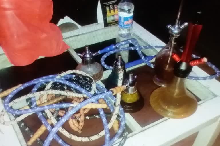 अवैध हुक्का बार, Police raid illegal hookah bar, जयपुर हुक्का बार, जयपुर की खबर, jaipur latest news