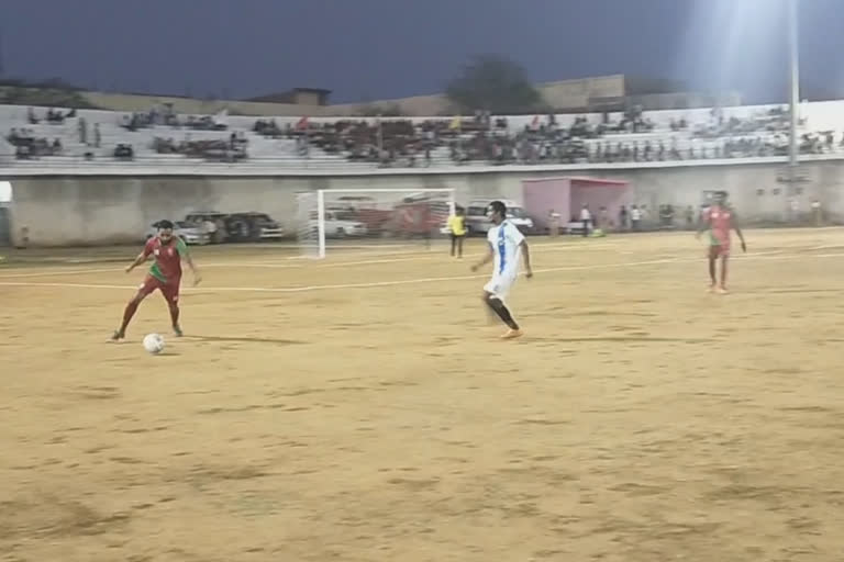 akhil bhartiya football tournament started in gondia