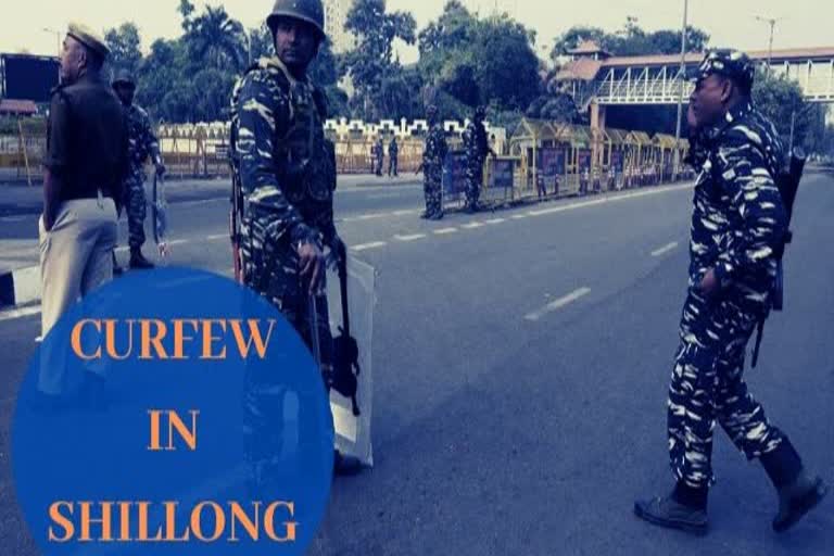 Curfew in Shillong and its adjoining areas continues