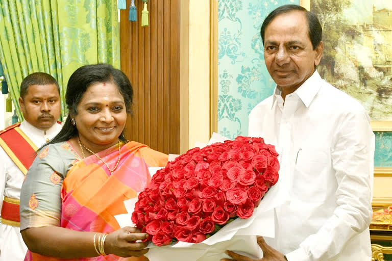 CM KCR meet Governor latest news