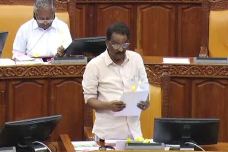 sc st issue by ak balan in assembly  മന്ത്രി എ.കെ.ബാലന്‍  എസ്‌സി-എസിടി  പട്ടിക ജാതി പട്ടിക വര്‍ഗം  sc/st  minister A K BALAN