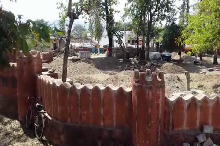 Renovation work of Rani Durgavati Park started in Singrampur