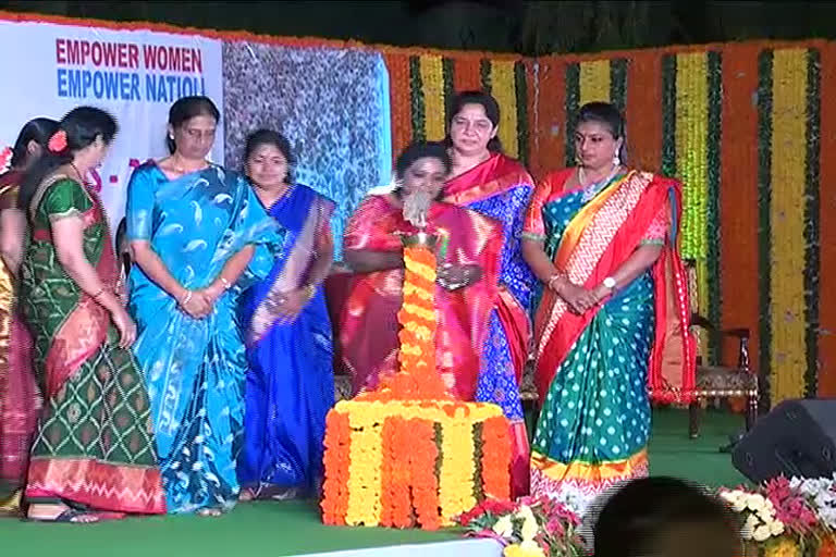 womens day celebrations at raj bhavan in hyderbad