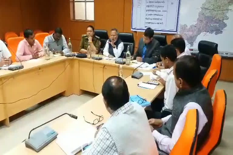 चूरू की खबर, review meeting