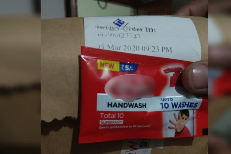 online food companies gave hand washes