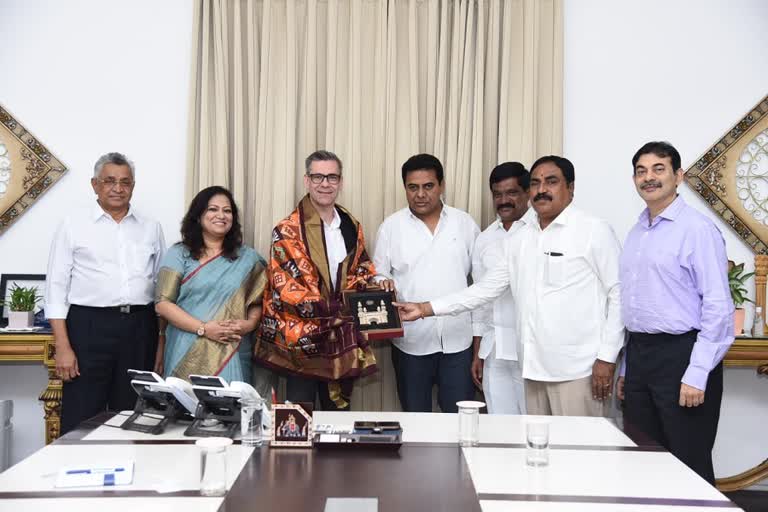 sanofi delegates met with minister ktr