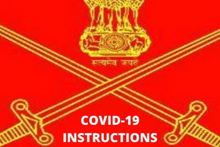 Indian army instructions on Covid-19  instructions on coronavirus  ICMR labs for coronavirus  isolation wards for coronavirus  outpatient departments for coronavirus  advisory for coronavirus  കോവിഡ്‌ 19; മുന്‍ കരുതലുകളുമായി ഇന്ത്യന്‍ സൈന്യം