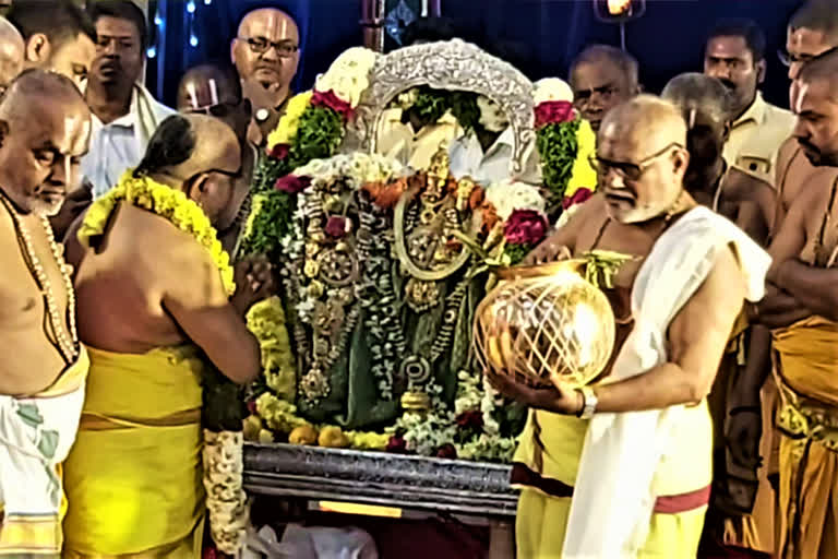 yadadri Brahmotsavam 2020 celebrations