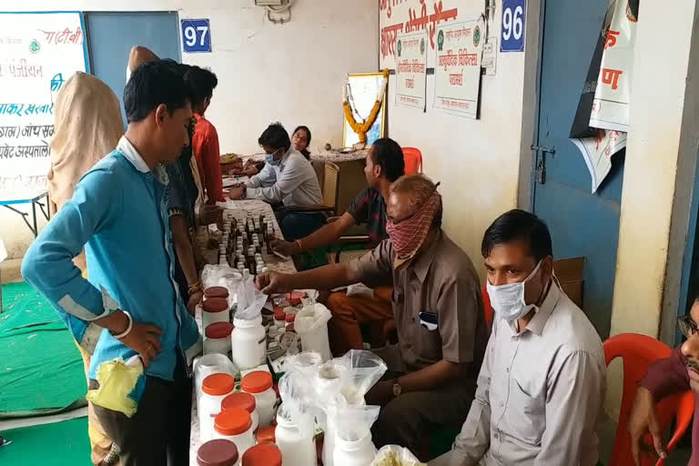 Awareness camp for coronavirus through ayush department rajgarh