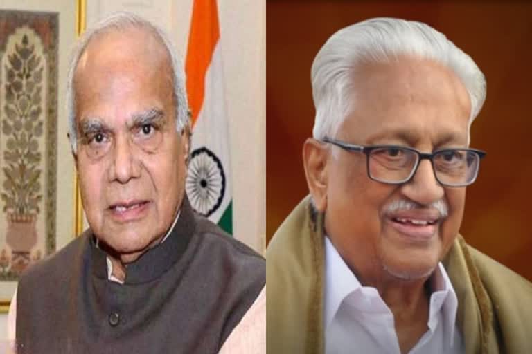 governor Banwarilal Purohit condolences for Anbazagan death