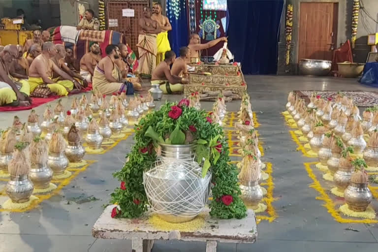 yadadri lakshminarasimhaswami bramhostav finished this day in yadadri bhuvanagiri