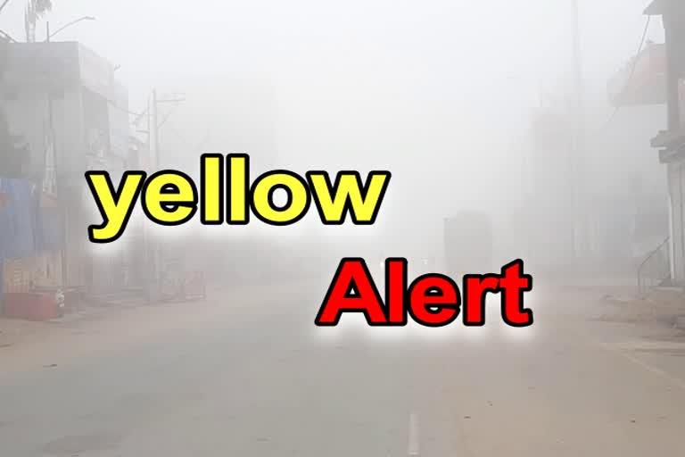 meteorological department issue yellow alert regarding rain in Surajpur