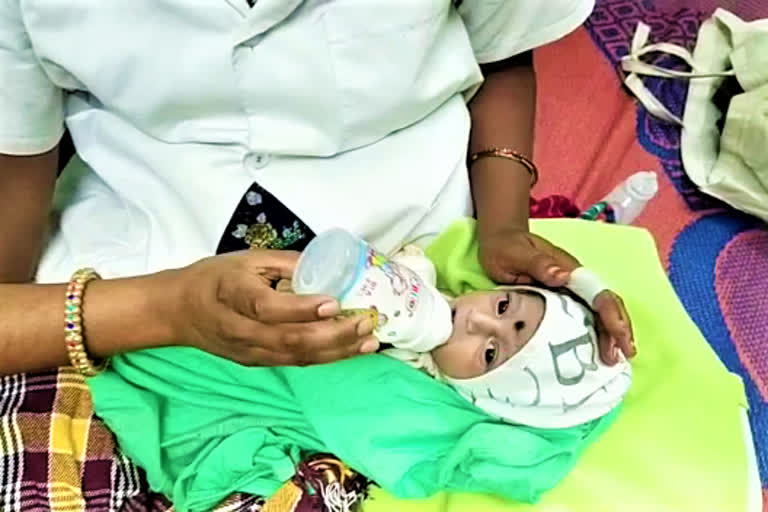 15 DAYS BABY FOUND IN KALVAKURTHI HOSPITAL