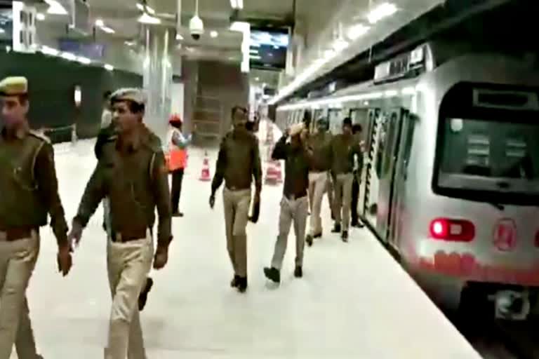 Mock drill, मॉक ड्रिल, jaipur metro train, जयपुर मेट्रो ट्रेन