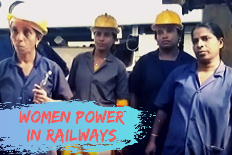 Women power in Railway Wagon maintenance