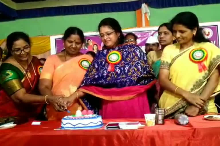 women's day celebrations in janagam in the presence of women and child welfare