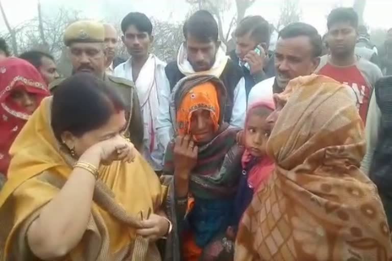 Minister Mamta Bhupesh, damage Crop in Dausa