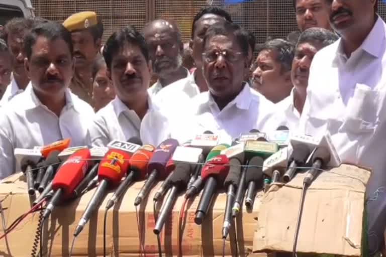 cm narayanasamy press meet